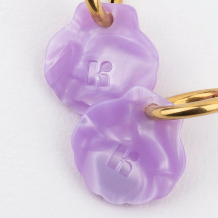Boucles d'oreilles Baby mermaid Lavande