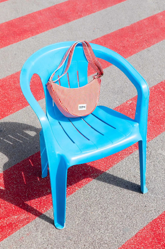 Sac banane Andréa Rayures rouge