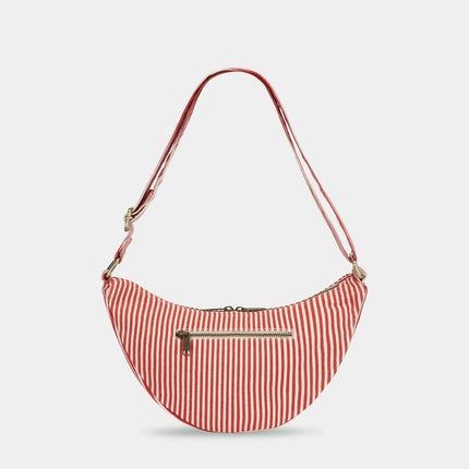 Sac banane Andréa Rayures rouge