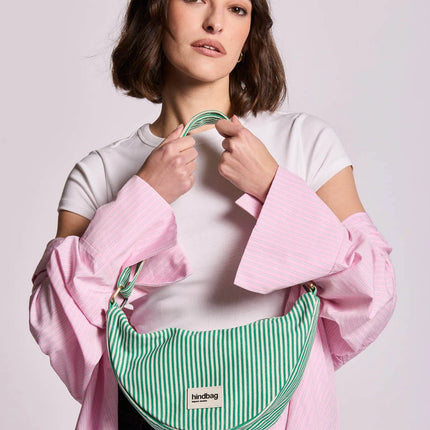 Sac banane Andréa Rayures vert