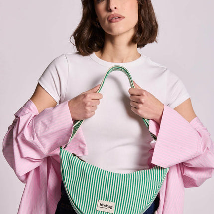 Sac banane Andréa Rayures vert
