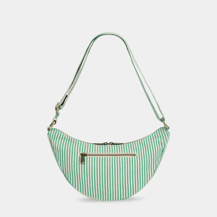 Sac banane Andréa Rayures vert