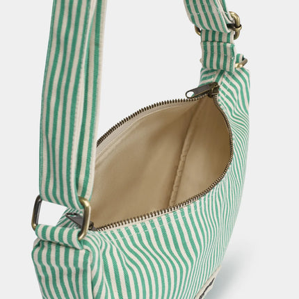 Sac banane Andréa Rayures vert