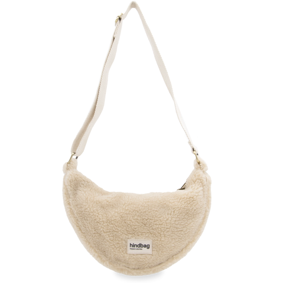 NEW Sac banane Andréa Fourrure beige Hindbag