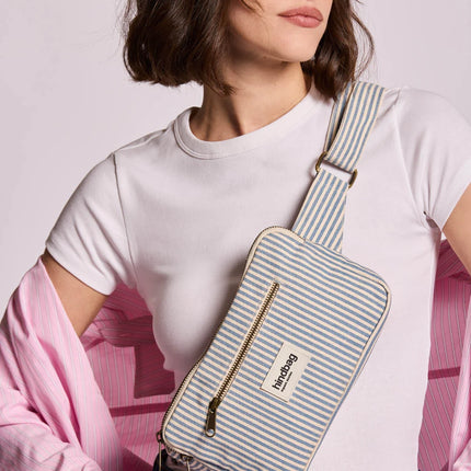 Sac banane Harry Rayures bleu