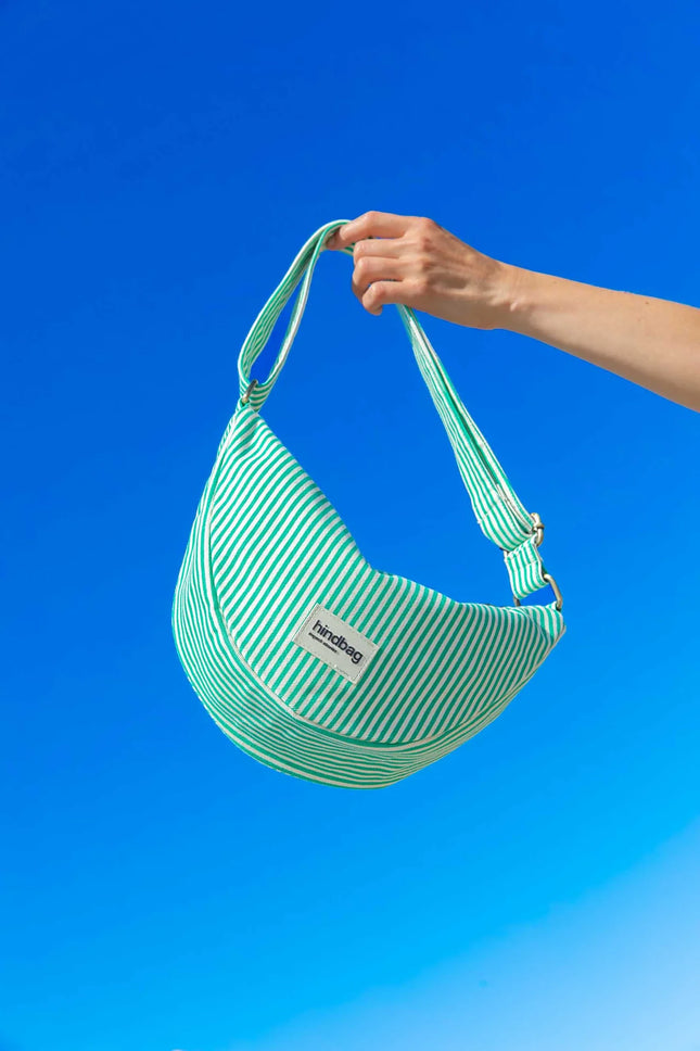 Sac banane Andréa Rayures vert