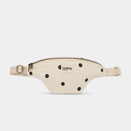 Sac banane Olivia Pois écru