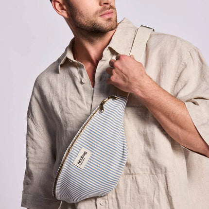 Sac banane Olivia Rayures bleu
