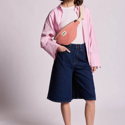 Sac banane Olivia Rayure rouge