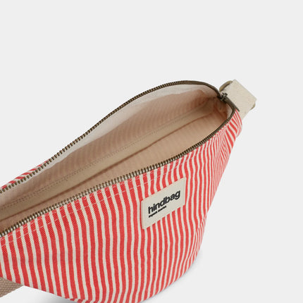 Sac banane Olivia Rayure rouge