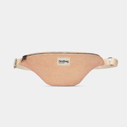 Sac banane Olivia Tressage corail