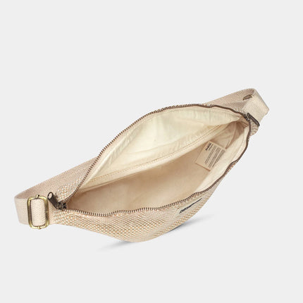 Sac banane Olivia Tressage écru