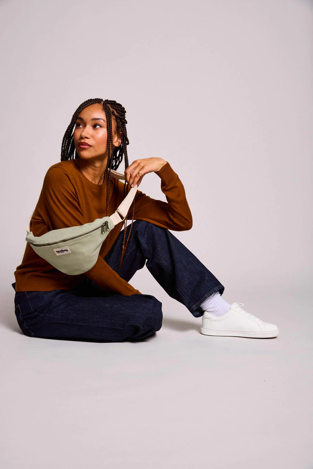 NEW Sac banane Olivia Vert argile