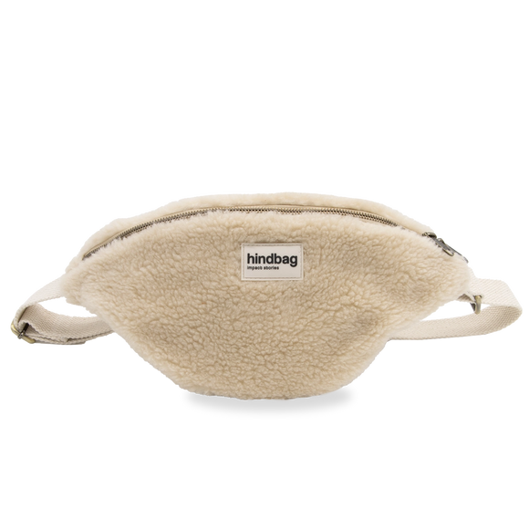 NEW Sac banane Sasha Fourrure beige Hindbag