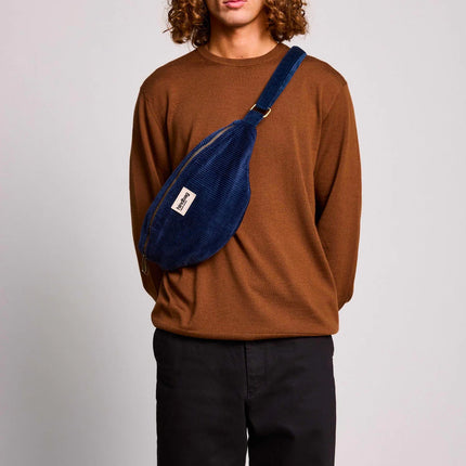 NEW Sac banane Sasha velours marine