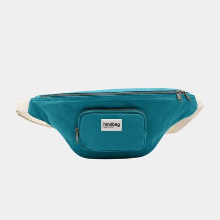 NEW Sac banane Sofia Bleu paon