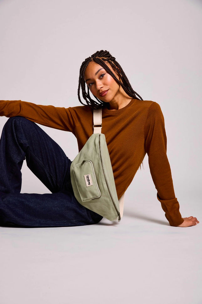 NEW Sac banane Sofia Vert argile