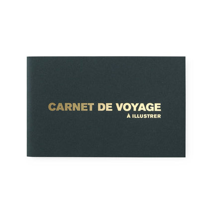 Carnet de voyage à illustrer vert