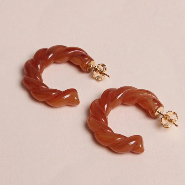 NEW Boucles d'oreilles Roma Caramelo