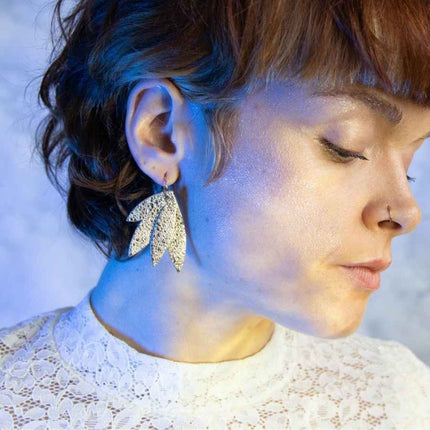 Boucles d’oreilles Selma Or blanc