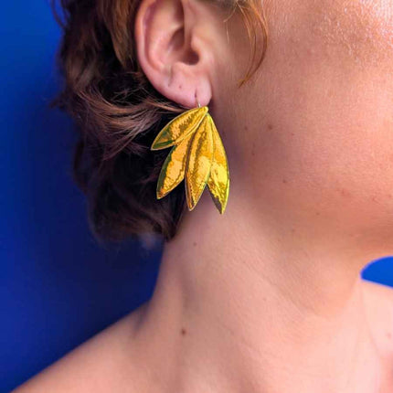 Boucles d’oreilles Selma Soleil nacré