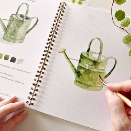 Cahier d'aquarelle Jardin