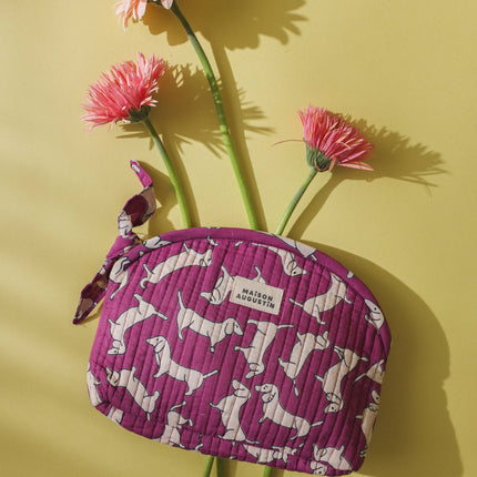 Trousse Make up Teckel Violet