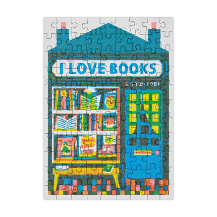 NEW Mini puzzle Librairie - 99 Pièces