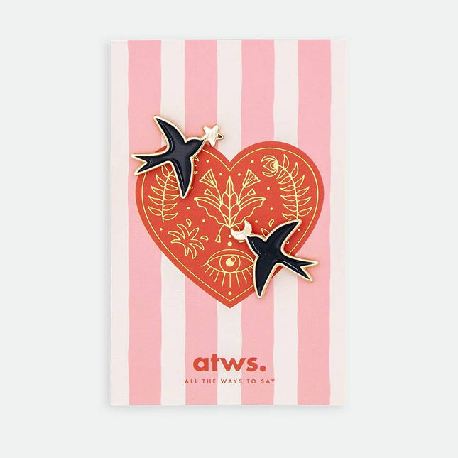 Pin's Swallows Duo