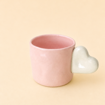 Mug coeur en céramique (200 ml)