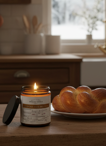 NEW Bougie parfumée Brioche pur Beurre - 200g