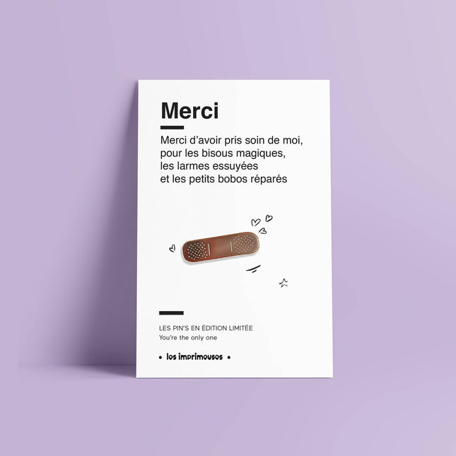 Pin's Merci - Pansement