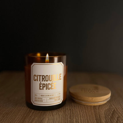 Bougie Parfumée Citrouille Épicée