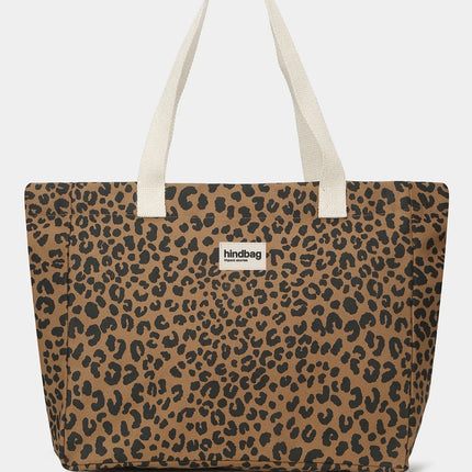 Sac Claude Léopard cannelle