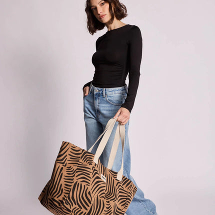 Sac Claude Zèbre cannelle