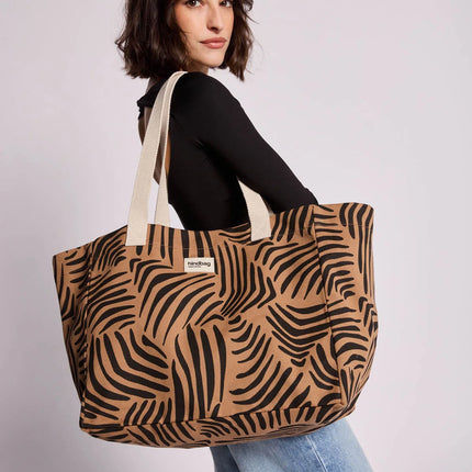 Sac Claude Zèbre cannelle