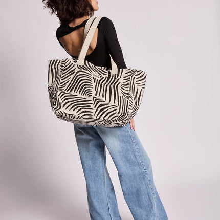 Sac Claude Zèbre écru