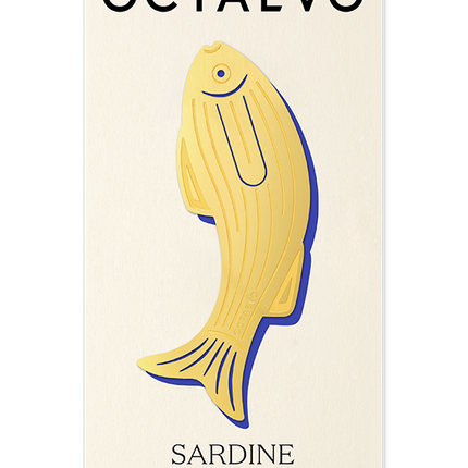 Marque-page en laiton Sardine