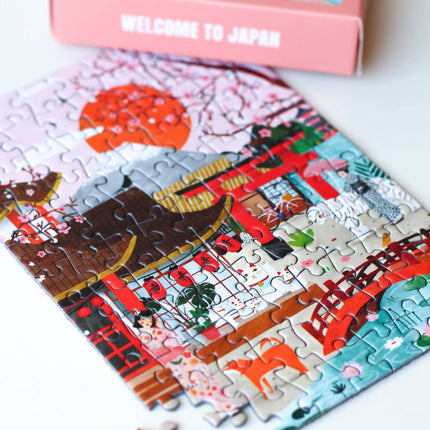 Mini-puzzle 99 pièces Bienvenue au Japon