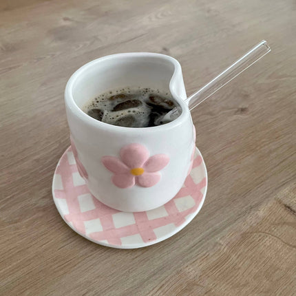 Gobelet en céramique Blomma 240 ml Rose XL