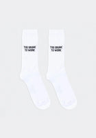 Chaussettes Too drunk to work (homme)