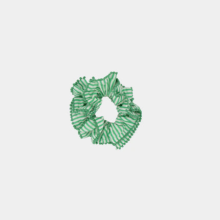 Chouchou Rayures vert