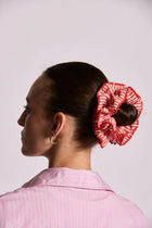 Chouchou Rayures rouge