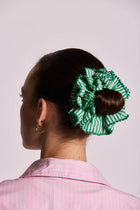 Chouchou Rayures vert