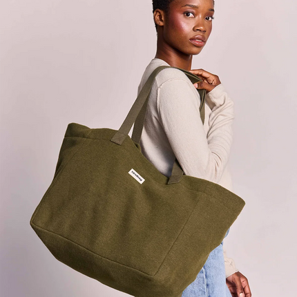 Sac Claude effet lainé Kakhi