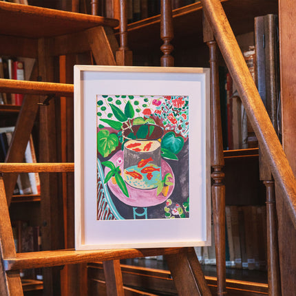 Coffret peinture au numéro - Les poissons rouges (Henri Matisse)