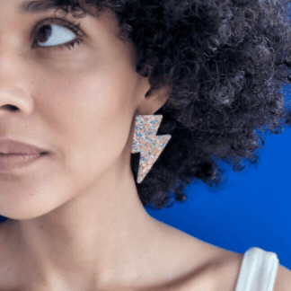 Boucles d’oreilles Foudre Confettis