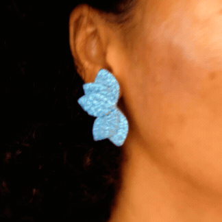 Boucles d’oreilles Odette Swimming blue