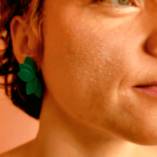 Boucles d’oreilles Odette Vert jungle