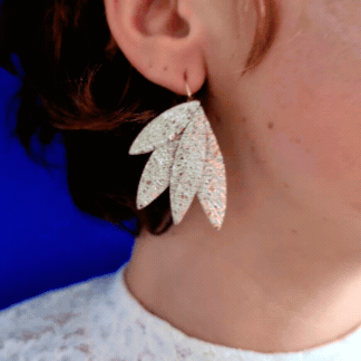 Boucles d’oreilles Selma Or blanc